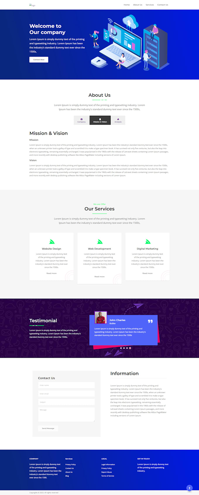Convert psd to html, figma to html, xd to html using html css js by ...