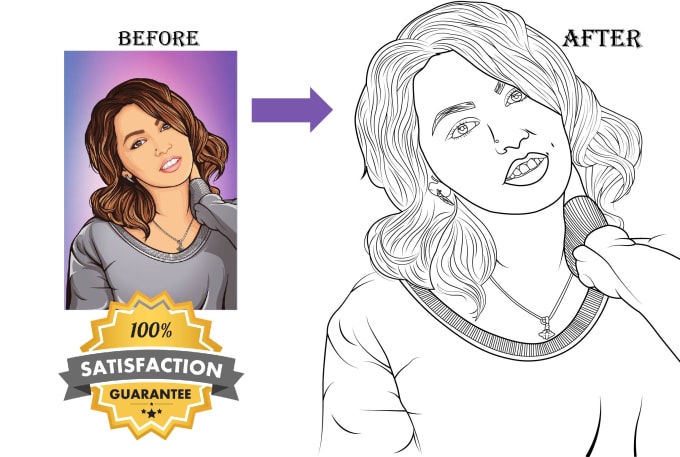 Convert your photos into coloring - Convert Your Photos Into Coloring Book Page