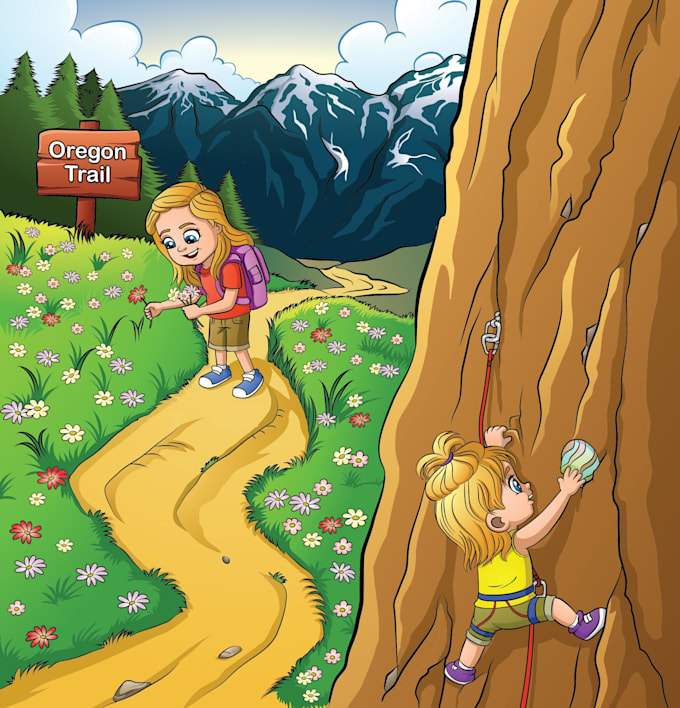 create childrens book illustrations for amazon KDP