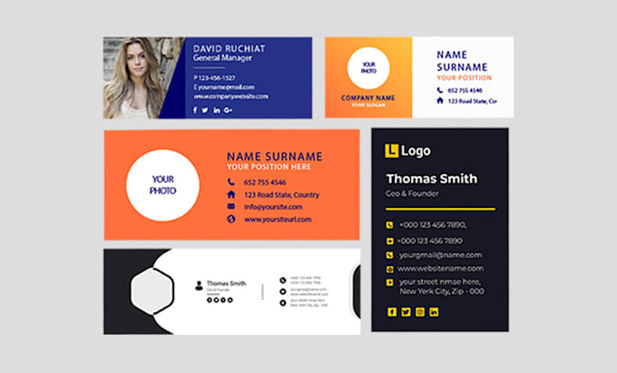 create a clickable html email signature