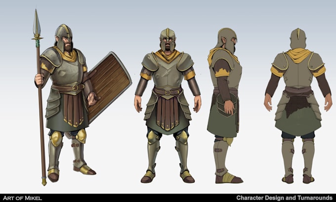 draw your original character and concept art in any style, no ai