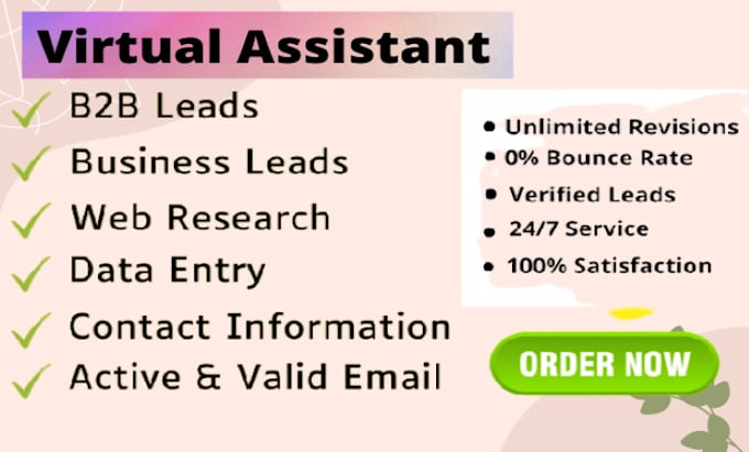 Be your professional virtual assistant for website and linkedin info ...