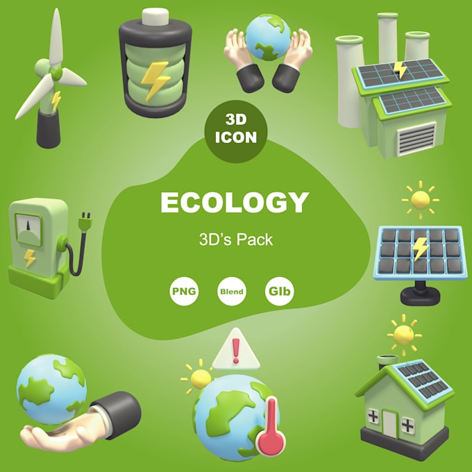 custom 3d icon with blender for website or app