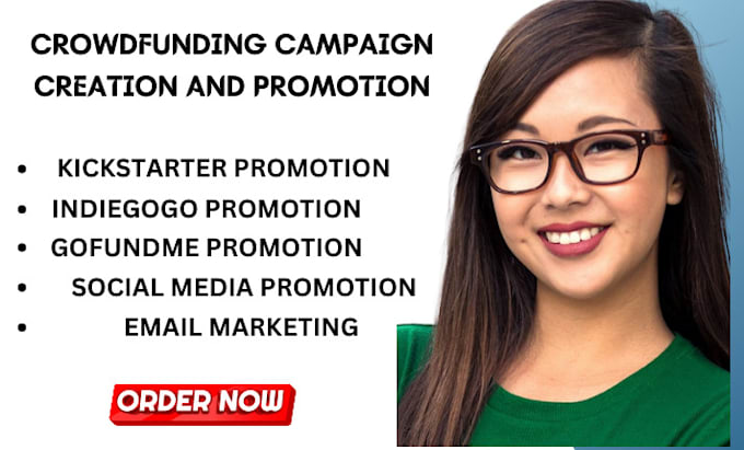 create, promote your kickstarter, indiegogo, gofundme crowdfunding campaign