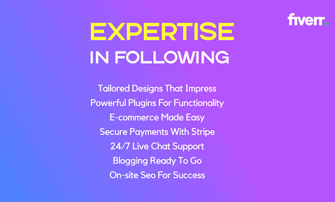 design and develop a wordpress website for your business