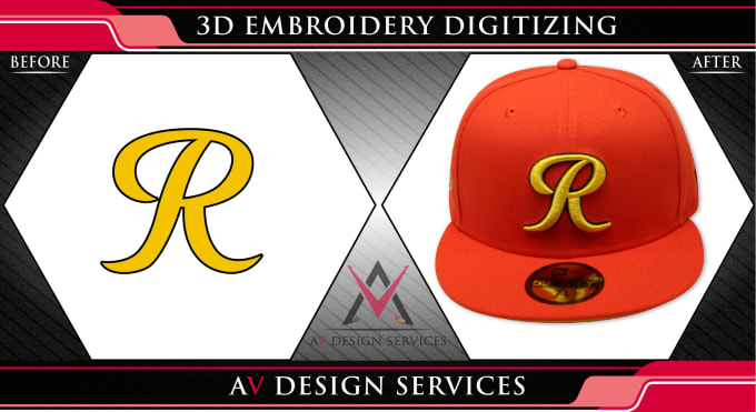 create 3d embroidery designs, flat embroidery digitizing