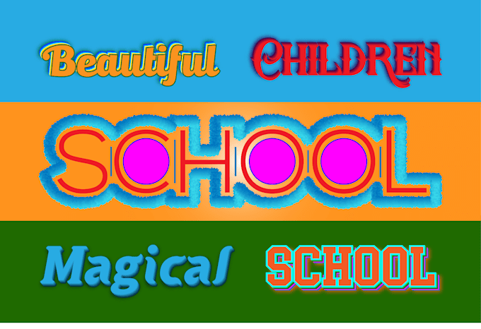 design custom lettering, typography font logo, retro script