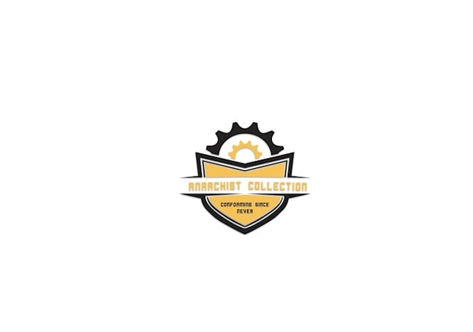 design an elegant anarchist collection logo