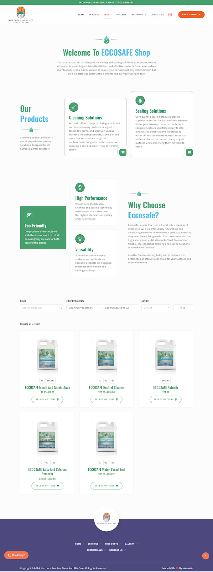 create wordpress ecommerce website using woodmart, porto or breakdance builder