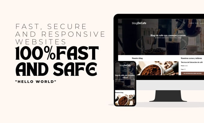 Make a responsive and modern web page using html, css, js with the ...
