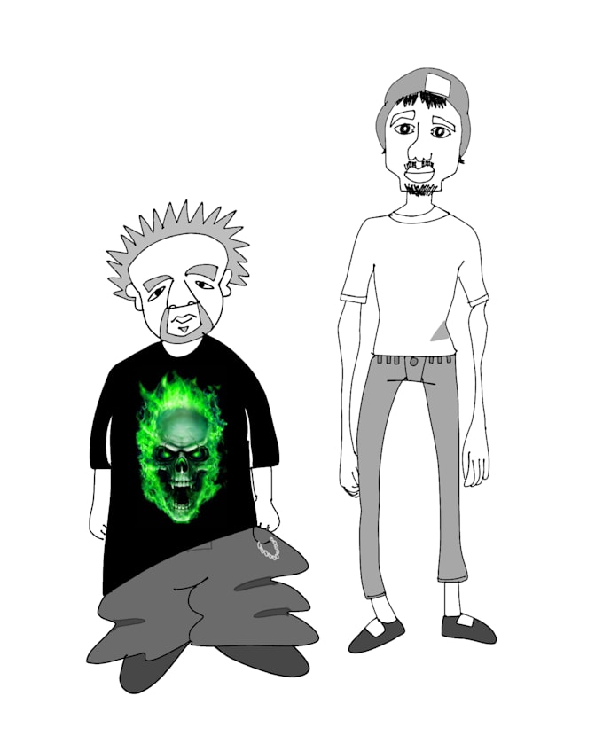 Draw your oc or character in my art style by Bignuttysupreme | Fiverr