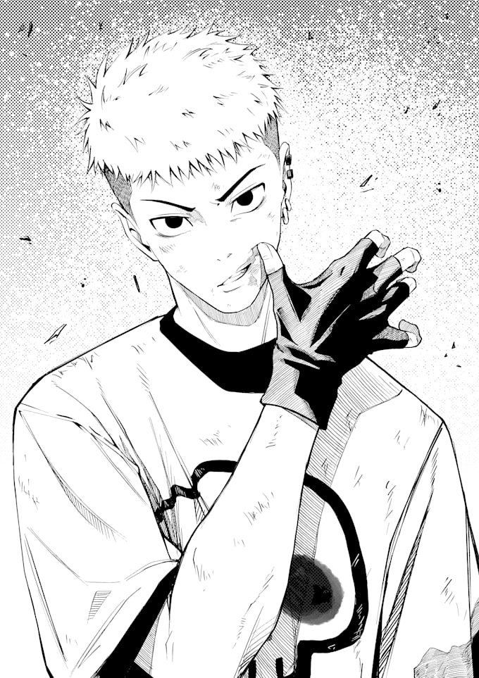 draw anime style digital illustration