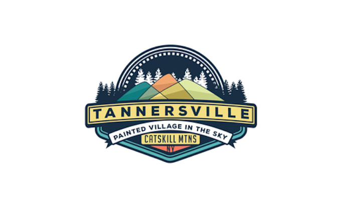 do landscape lawn care tree nature grass trimming logo design with full branding