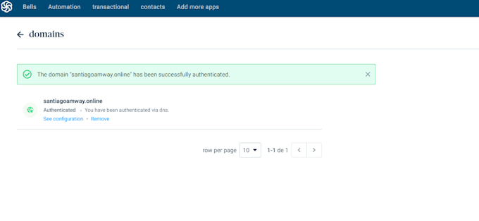 verify authenticate your domain with sendgrid, sendinblue, mailgun, elastic mail
