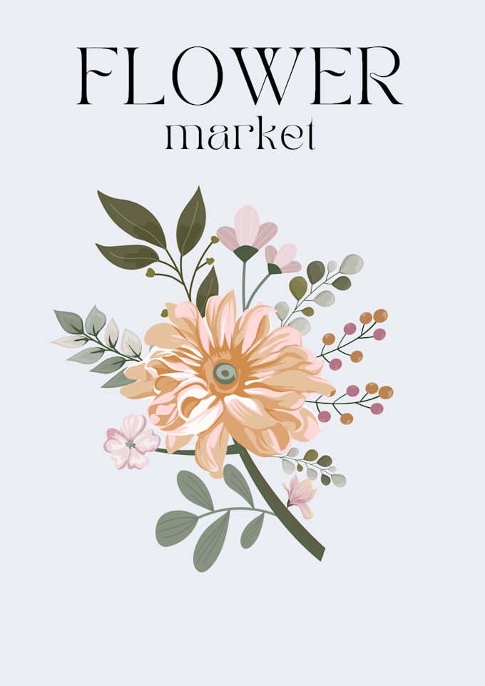 Create abstract printable modern wall art by Sarahdigito Fiverr