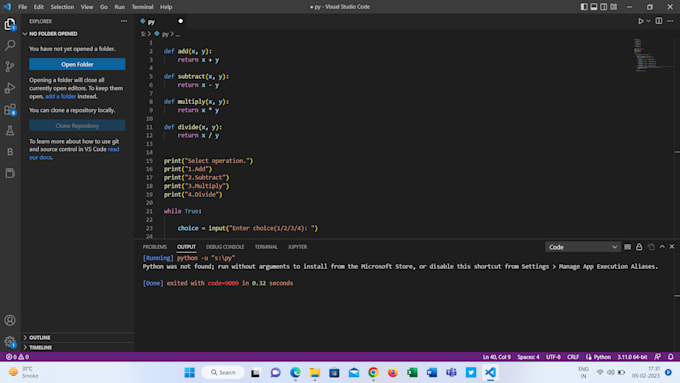 Do basic codes on python c cpp and logo design by Skverma7 | Fiverr