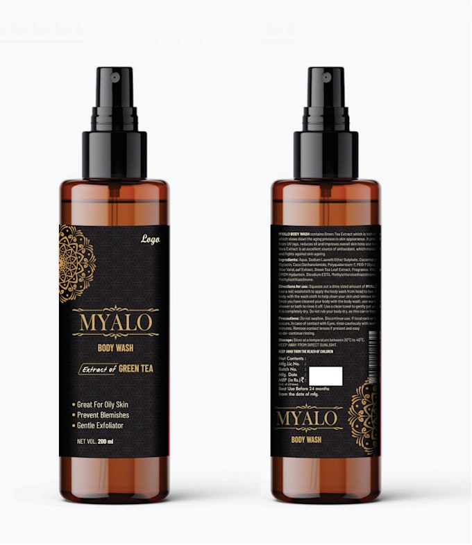 do unique packaging box label, foils, cards and logo designs
