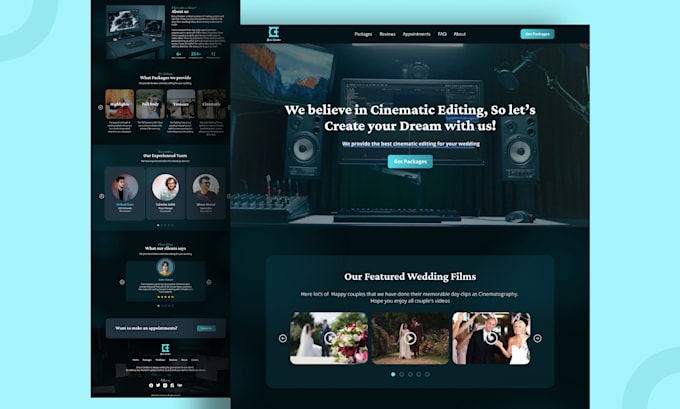 do website UX UI design, prototypes, wireframes, and landing pages in figma