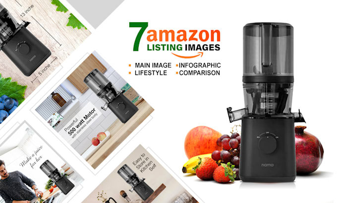 design product listing image and showcase lifestyle image