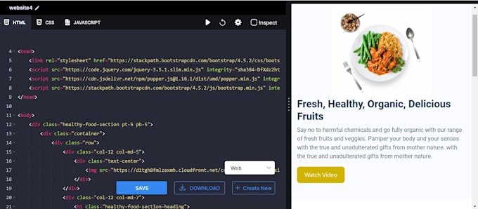 Be your frontend developer with html, css, js and react by ...