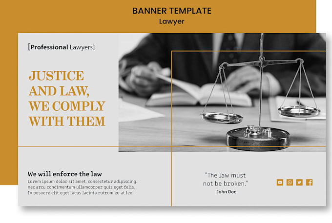 develop a professional law firm website