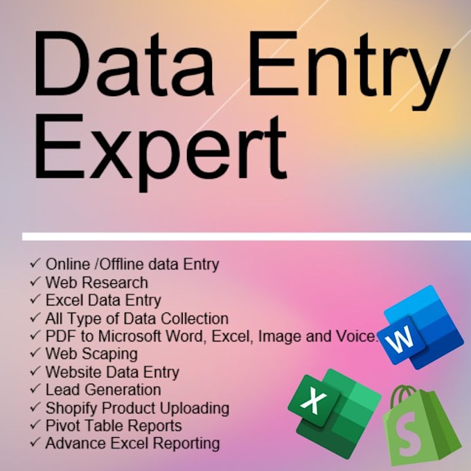 provide fast and accurate data entry