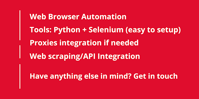 Do Browser Automation Using Python Selenium By Moin 248 Fiverr Do Browser Automation Using Python Selenium By Moin 248 Fiverr