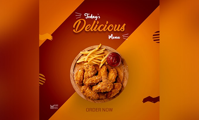 design professional restaurant menu, food flyer or food poster