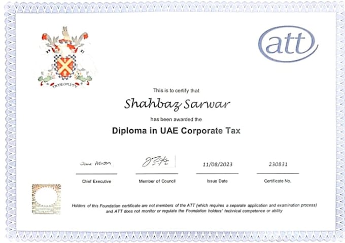 be an expert consultant for uae corporate tax