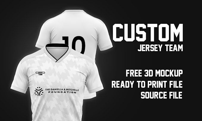 do 3d custom sportswear and jersey mockup design
