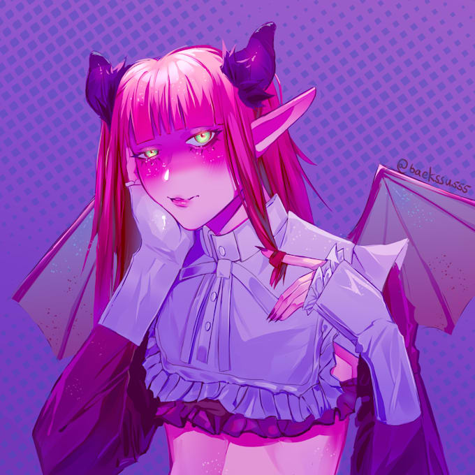 Fan art, nsfw, anime by Baekssu555 Fiverr
