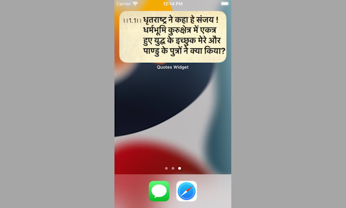 create custom ios app widget for you