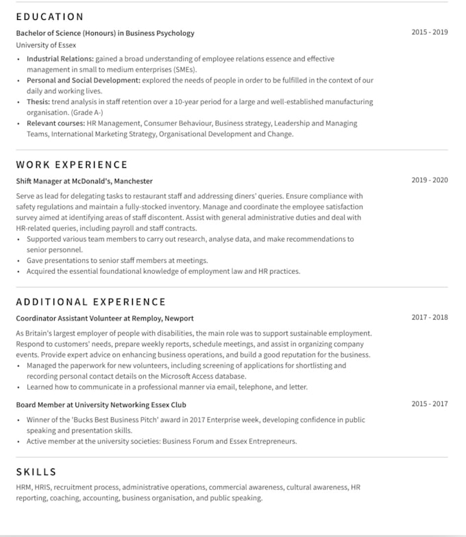 Write edit ats academic cv resume - Ats Cv Resume Cover Letter 