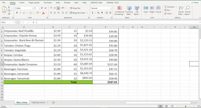 do data entry, data input into ms and google spreadsheets