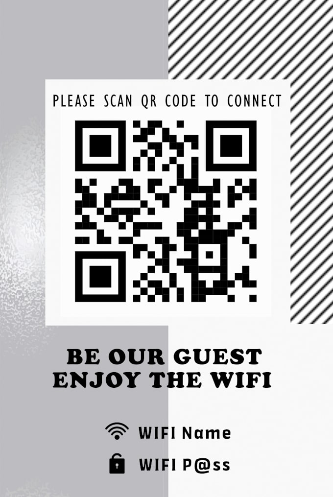 create a qr code to connect to wifi for your airbnb