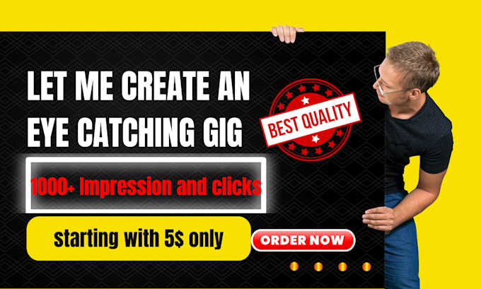 Create an eye catching gig for you by Logomanuel | Fiverr