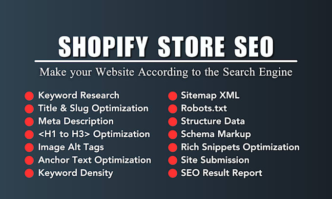do master shopify store SEO for higher ranking and increased traffic