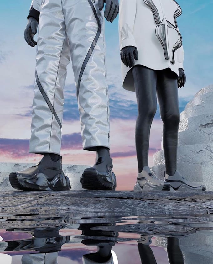 design 3d realistic character, 3d avatar, 3d decentraland wearables, alien, nft