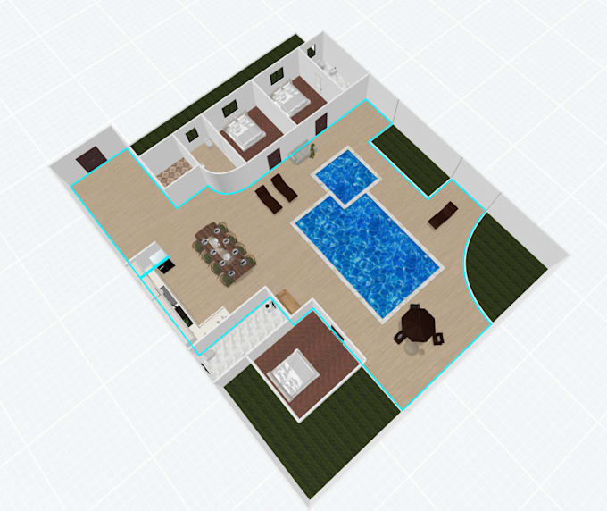 draw architectural floor plan and design house plan