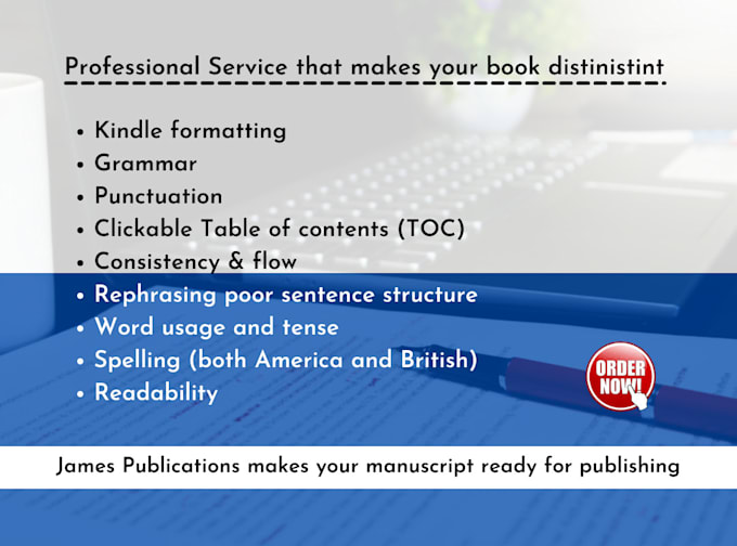 do fast, clean kindle ebook formatting and proofreading