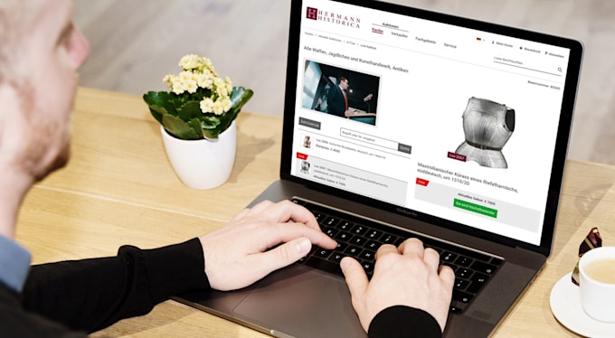 build a beautiful online auction website with modern features
