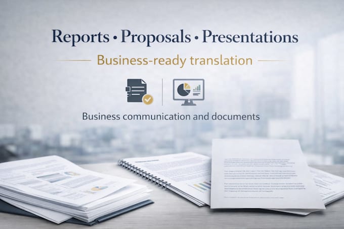 translate business and corporate documents
