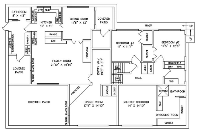 Draw Your Architectural Floor Plan In Autocad 2d By Archyteam Fiverr