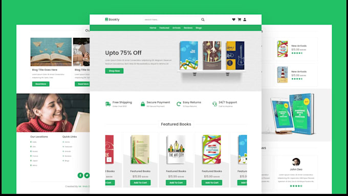 develop wordpress ecommerce online store responsive website