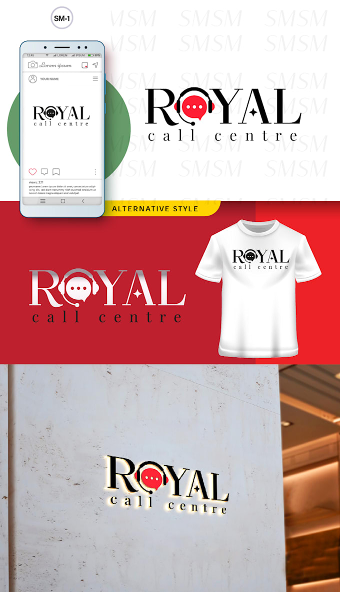 design call center virtual assistance logo