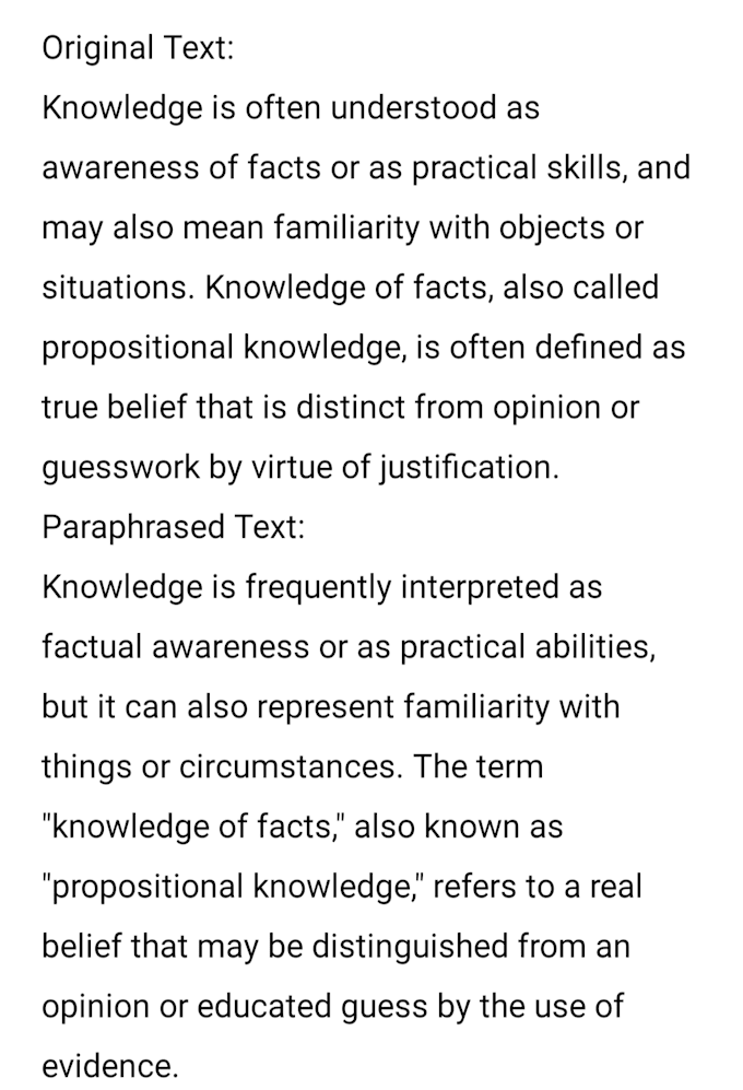 rewrite, paraphrase and proofread any content or text