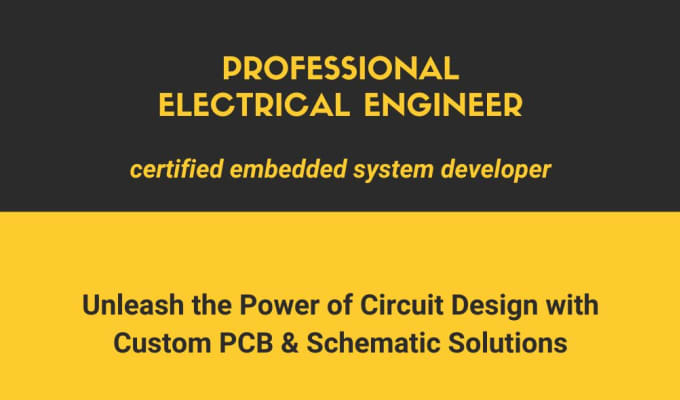 design pcb layout and schematics for your electrical product and circuit