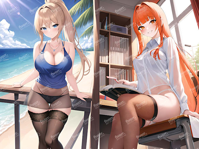 design sfw or nsfw in anime or manga style