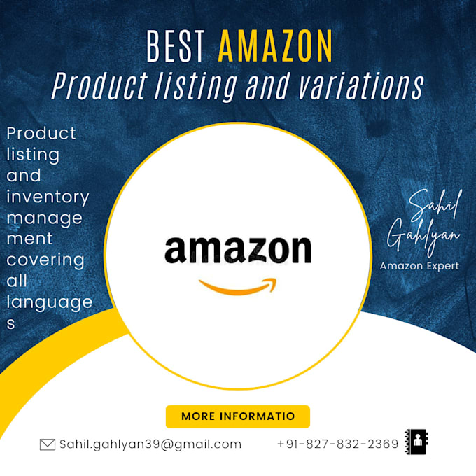 do perfect amazon product listing and inventory update for you
