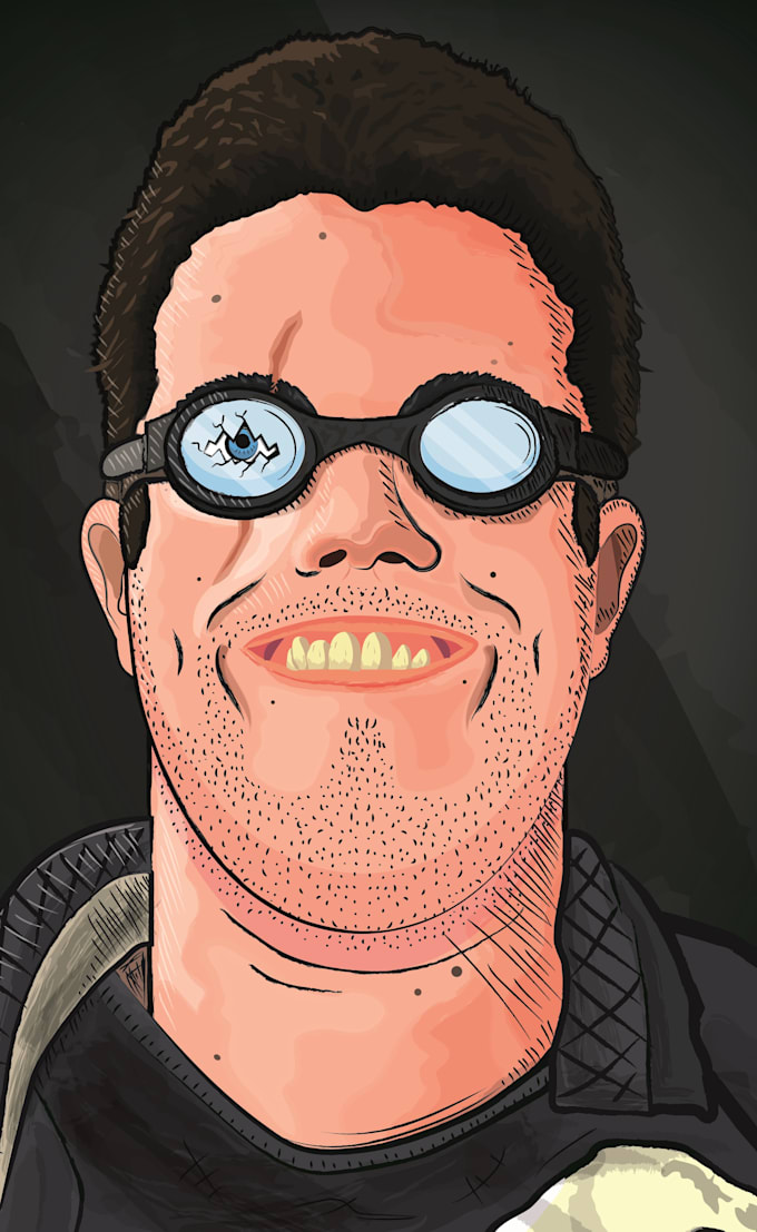 Draw funny portraits of all kinds by Idoncel | Fiverr
